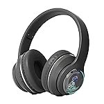 PunnkFunnk Newly Launched Astro Junior BT v5.3 Noise Cancelling Wireless Over-Ear Bluetooth Headphones Hi-Res Audio, 40mm Driver, Deep Bass, Memory Foam Ear Cups, for Kids Teens Adults(Black)