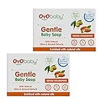 OYO BABY Gentle Baby Soap – Bathing Bar | For Babyâs Sensitive Skin | Gentle Cleansing, Skin-friendly 75gm (Pack of 2)