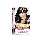 L’OrÃ©al Paris Permanent Hair Colour, Radiant At-Home Hair Colour with up to 100% Grey Coverage, Pro-Keratin, Up to 8 Weeks of Colour, Excellence CrÃ¨me, 3 Natural Darkest Brown, 72ml+100g