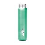MILTON Aqua 1000 Stainless Steel Water Bottle 920 ml, Single Walled, ISI Certified I Leak Proof Lid, Rust Proof I For School, Office, Gym I Light Green