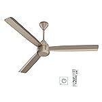 Crompton Energion Regmote 1200mm BLDC Ceiling Fan | India’s First Dual Control Fan – Remote & Regulator Control | BEE 5 Star Rated Energy Efficient | 4 Year Manufacturer’s Warranty | Satin Sand
