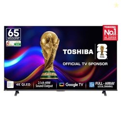 Toshiba 164 cm (65 Inches) 4K Ultra HD Smart QLED Google TV | Dolby Vi