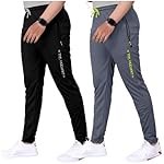 Pinkmint Men Combo Track Pant with Lycra Elastic Jogger Suitable for Active Wear, Jogger Yoga Wear, Sports (Pack of 2)