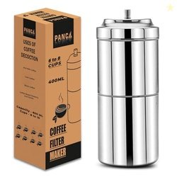 PANCA Stainless Steel South Indian Filter Coffee Maker | Traditional D