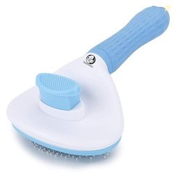 Foodie Puppies Self Cleaning Slicker, Pet Grooming Shedding Brush for