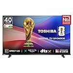 Toshiba 100 cm (40 Inches) HD Ready Smart LED TV | Dolby Audio & DTS Virtual:X | Game Mode | REGZA Engine | VIDAA OS | 40V35RP (Black)