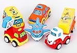 Zest 4 Toyz Toy Car for Kids | Unbreakable Pull Back Vehicles | Pull Back Car Truck Toy Aeroplane Set for Kids (Pack of 5) | Automobile Car Toy Set | Friction Cars for Boys & Girls 3+ (Multicolor)