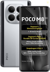 POCO M8 (Frost Silver, 256 GB) (8 GB RAM)