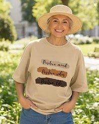 Buda Jeans Co Women Oversized Fit Typographic Print T-Shirt