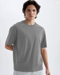 Buda Jeans Co Men Loose Fit Crew-Neck T-Shirt