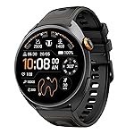 Titan Celestor 2.0 Smartwatch with 1.43″ inch AMOLED Display, Dual Band GPS, ABC, Offline Maps, 5 ATM, Training Load & Readiness, Running Courses, Offline Music, TitanQ, Hybrid Strapâ – Onyx Black