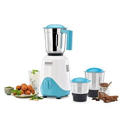 USHA Rapidmix 500-Watt Copper Motor Mixer Grinder With 3 Jars And 2 Ye