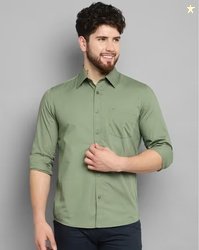 Allen Cooper Men Slim Fit Shirt with Patch Pocket