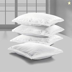 Heavenbirds Polyester Fibre Body Pillow Pack of 4 Strip...