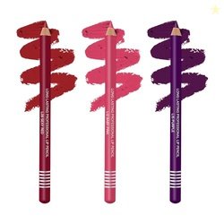 Colors Queen Lip Liner Pencil Combo Pack of 3 | Long Lasting & Waterpr