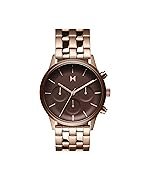 MVMT Stainless Steel Analog Brown Dial Women Watch-28000063-D, Rose Gold Band