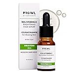 PROWL by Tiger Shroff 10% Vitamin C Serum for Daily Glowing Skin | Reduces Dark Spots & Evens Skin Tone for Men | Face Brightening Serums for All Sensitive Dry Oily Combination Skin Care | 10ml
