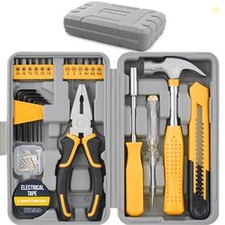 Hi-Spec 25-Piece Small Tool Kit with Knife and Hex Key Included: Basic