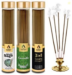 The Aroma Factory White Sage,Mosquito Citronella & 3 in 1 Agarbatti fo