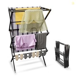 Lifelong Foldable Clothes Drying Stand | Vertical Metal Laundry Rack f