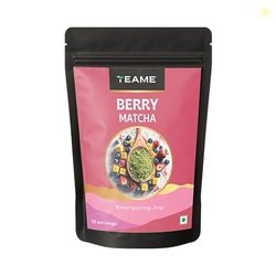 TE-A-ME Berry Matcha Tea Powder, 50g (33 Servings) | Tasty Macha | No