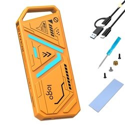 ZORBES M.2 NVMe Enclosure Adapter, SSD Enclosure, USB3.1 Type-C SSD Ca