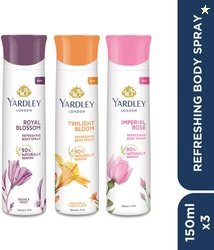 Yardley London Body Spray Tripack Body Spray - For Wo...