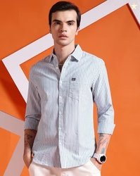 The Indian Garage Co Men Striped Slim Fit Shirt