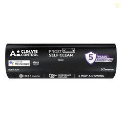 Haier Black Edition 1.5 Ton 5 Star AI Climate Control Smart Split AC (