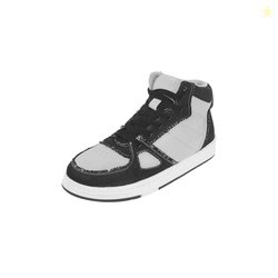Mochi Women Grey Casual Faux Leather High-Top Sneakers UK/6 EU/39 (31-