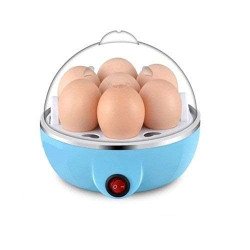 SOFLIN Egg Boiler Electric Automatic Off 7 Egg Poacher For Steaming, C