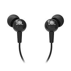 JBL C100SI Wired In Ear Headphones With Mic, Pure Bass Sound, One Butt