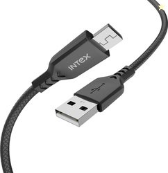 Intex Intex Micro USB Cable 3 A 1 m Durable Nylon Braided Cable Speed