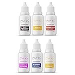 BAKE KING Essence for Cake Making Combo of 6 Flavours Mango, Blueberry, Vanilla, Chocolate, Banana, Butterscotch Flavour Essence Vanilla Essence Cake Baking, Muffins, Milkshakes, Dessert 30 ML