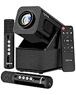 Lifelong Electronics ROAR Projector with 2 Mics | Booming 20W Speakers | Cricket Commentary, Karaoke Party & Room Cinema | 1080P & 4K Ultra HD Support | All Android OTT Apps | Ultra Bright 150â Screen