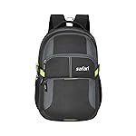 Safari Punch Laptop Backpack Bag for Men & Women, School Bag for Boys & Girls, Ideal for Office/School/College, 3 Compartment Backpack with Rain Cover, Bottle Holder & Organizer