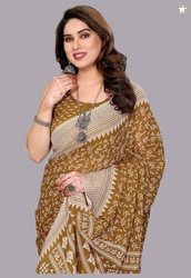 ANIRAV Floral Print Daily Wear Georgette Saree