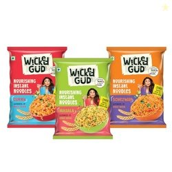 WickedGud Nourishing Instant Noodles Range (Single Packs) | No Maida |