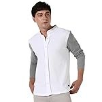 Campus Sutra Men’s Shirt for Casual Wear | Spread Collar | Long Sleeve | Regular Fit | Button Closure | Cotton Shirt Crafted with Comfort Fit for Everyday Wear