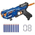 Toyshine Easy to Shoot Foam Bullet Blaster Gun Toy with 8 Pc Soft Bullets Shooting Fun Outdoor Toy for Little Kids – Blue