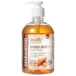 Multani Natural Sandalwood Hand Wash (500 ml) | Clean Hands, Refreshing Feel With The Soothing Fragrance Of Sandalwood with Natural Ingredients | 99.9% Germ Protection Liquid Hand Wash