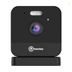 Trueview 3MP 4G SIM Security Camera for Home  Indoor/Outdoor Cube Came