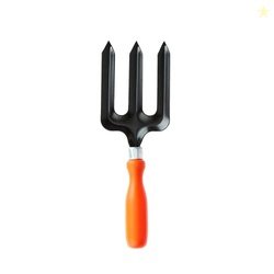 N.A Supplier Metal Black and Orange Color Fork for Home Gardening Tool