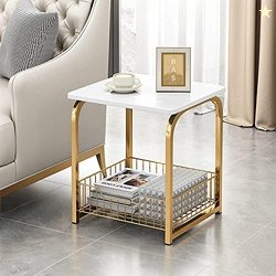 Device Bas with BROWN ART SHOPPEE Coffee Table Side Table, Mdf Metal,