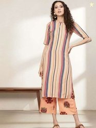 Gerua By Libas Striped Kurta with Palazzos