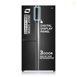 Haier SmartChoice 598L 3 Star 3-Door Side by Side Frost Free Refrigera