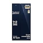 Godrej 600L 3Star | 1+2 Year Additional Warranty | Smart Convertible Zones | Toughened Glass Door | Frost Free Inverter Side By Side Refrigerator (2025 Model, RS EONVELVET 646C RIT SM BL, Storm Blue)