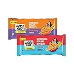 Wickedgud Whole Wheat Schezwan & Curry Noodles 240g Pack of 2| No Maida | No Palm Oil | Source of Protein