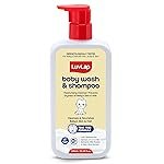 LuvLap Baby Wash & Shampoo – 600ml with Chamomile, Milk Protein, Oatmeal & Shea Butter, Paraben Free, Tear Free, Soap free, Rich Moisturised Skin & Soft Hair, Baby Body Wash, Dermatologically Tested
