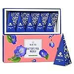 BLUE TEA – Butterfly Pea Chai Masala Tea Gift – 10 Tea Bag – Plant Based | | Caffeine-Free – Flower & Spices Based – Refreshing Tea | Featured In Shark Tank